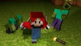 Minecraft - сумеречно-портальные приключения #7  (Пещера с призраками)