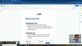 How to put a list on your HTML Website :)