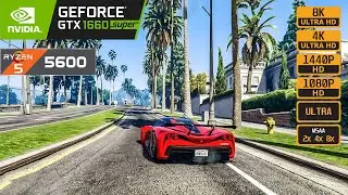 GTA 5 - GTX 1660 SUPER - RYZEN 5 5600