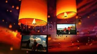 Free Download After Effects Template Fire Balloon Photo Gallery After Effects Template