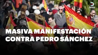 España: Masivo reclamo y pedido de renuncia a Pedro Sánchez en las calles de Madrid | DNews