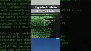 Upgrade Armbian 21 menjadi 22 LTS