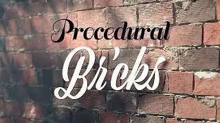 Br'cks - Procedural Bricks in Blender 2.8
