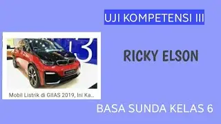 Uji Kompetensi 3, Basa Sunda kelas 6