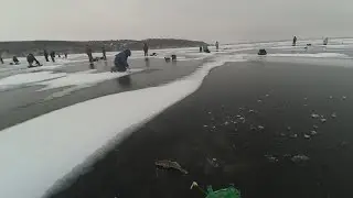Первый лёд на Каме. Масловка