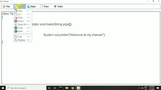 Text-Editor Using Java Language || Java GUI ||