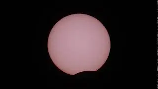 Solar eclipse 2019.12.26 in Novosibirsk, Russia, phase 7%