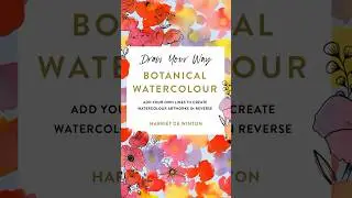 My reverse colouring book 'Draw your way: Botanical watercolour' is available to pre order NOW!