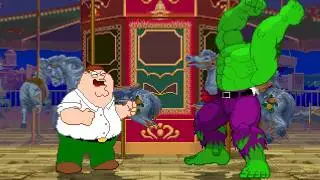 [MUGEN] Peter Griffin vs Hulk (Family Guy vs Marvel)