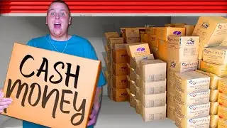 I Bought The BEST Storage Unit EVER! MONEY Floor To Ceiling!