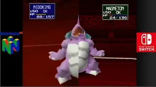 POKEMON STADIUM COMPARISON Switch Online vs Nintendo 64
