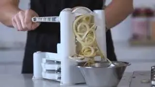 The Paderno Spiralizer in Action | Williams-Sonoma