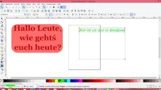 inkscape Text ändern  inkscape Textfarbe ändern  inkscape Text drehen inkscape Text in Form