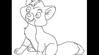 How to draw a fox