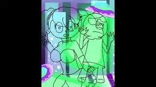 Mimi & Zuki in Troubles In Space - Original || Art Timelapse