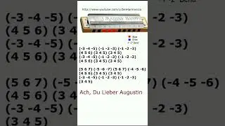 How to play Augustine with chords on a diatonic harmonica