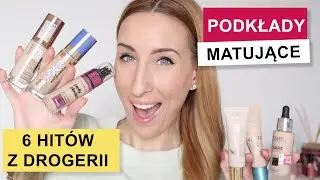 NAJLEPSZE podkłady Matujące, które MUSISZ ZNAĆ!🔥 TOP6 z drogerii
