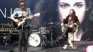Nikki Reed and Paul McDonald Breaking Dawn Pt 2 Fan Camp Nov 10 2012 The Best Part