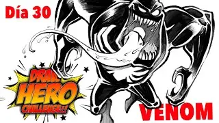 Como dibujar a VENOM CARTOON