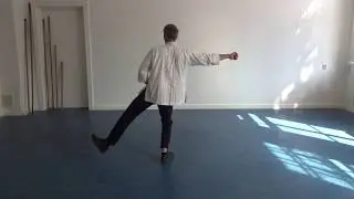 Exercise Tai Chi side view left