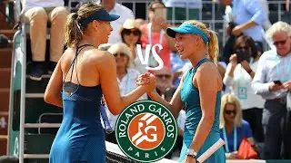 Sharapova vs Vekic | 2018 Highlights