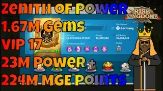 Pushing Power in Zenith of Power Event - Rise of Kingdoms