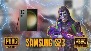 Galaxy s23 Ultra/Pubg Mobile/Best gyro & Sensitivity 4K