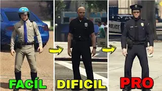 COMO SER POLICIAL NO GTA 5 SEM MODS - 3 MÉTODOS
