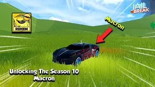 Unlocking The SEASON 10 MACARON In Jailbreak | Roblox Jailbreak