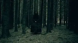 Horror Stock Footage - Scary Female Ghost in the Woods