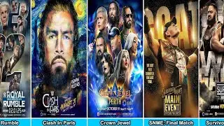 Every WWE PLE Poster in 2025