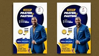 How To Create a Church Flyer/Poster | Church Programme Flyer Design In Pixellab | Pixellab Tutorial