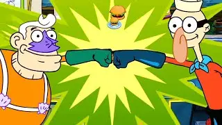 SpongeBob Krusty Cook-Off Nintendo Switch - Walkthrough Part 4 No Commentary Gameplay - Mermaid Man