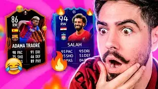 FUT DRAFT mas SO POSSO PEGAR as CARTAS MATA-MATA DA CHAMPIONS E DA EUFA EUROPA LEAGUE
