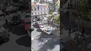 Militares toman la Plaza Murillo 26 de Junio de 2024 en La Paz