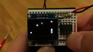 DIY game console  based on ATtiny85 Arduino
