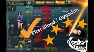 First Blood # Oynadım