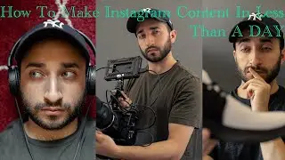 How I Created 1 Week of Instagram Content In LESS than a DAY?!?(BMPCC 6K Giveaway)