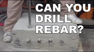 Drilling Concrete with Rebar with this Special Bit.