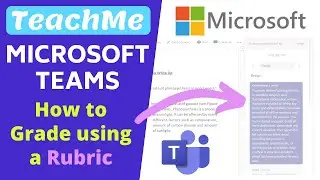 Rubric Grading in Microsoft Teams