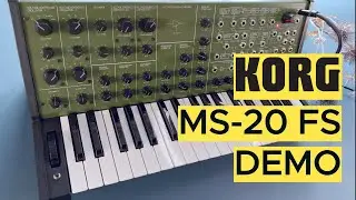 Korg MS-20 FS Full Size Sound Demo (no talking)