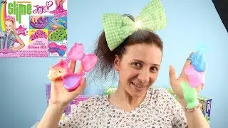 JOJO SİWA Slime Challenge Rainbow vs Jigly Slime Nickelodeon DIY JoJo Siwa SLIME Kit Bidünya Oyuncak