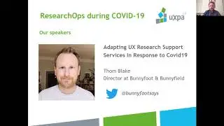 UXPA UK   August 2020   ResearchOps during COVID 19