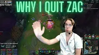 Why I Quit Zac
