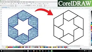 Coreldraw Simple Design Using Pick Tool | How To Make Simple Design on Coreldraw? | Coraldraw Design