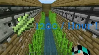 How to make a fully automatic sugar cane farm in minecraft (Bedrock and Java)