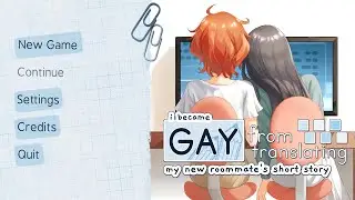 I Became Gay from Translating my new roommate's short story (PC)(English) Demo Visual Novel