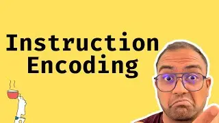 Lecture 8: Instruction Encoding and the rv32i ISA
