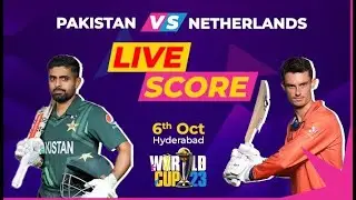 Pak vs Netherlands Live Score Card  WC2023 #worldcup