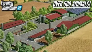 New Mods - New Map w/500+ Animals To Start, Bucks Co. Update, & Custom Fermenting Silo! (10 Mods)